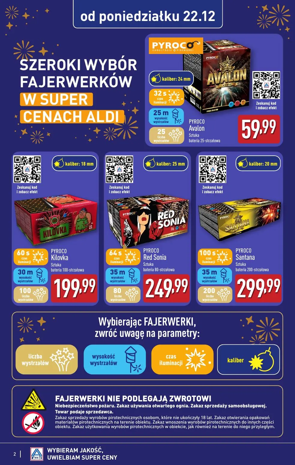 gazetka promocyjna ALDI Fajerwerki - Strona 2