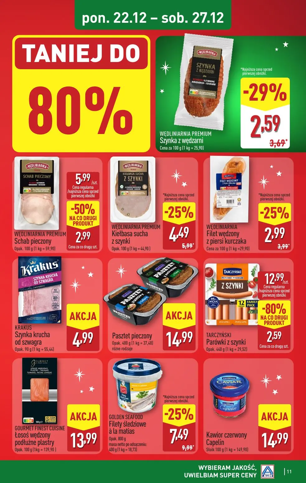 gazetka promocyjna ALDI Święta w super cenach - Strona 11