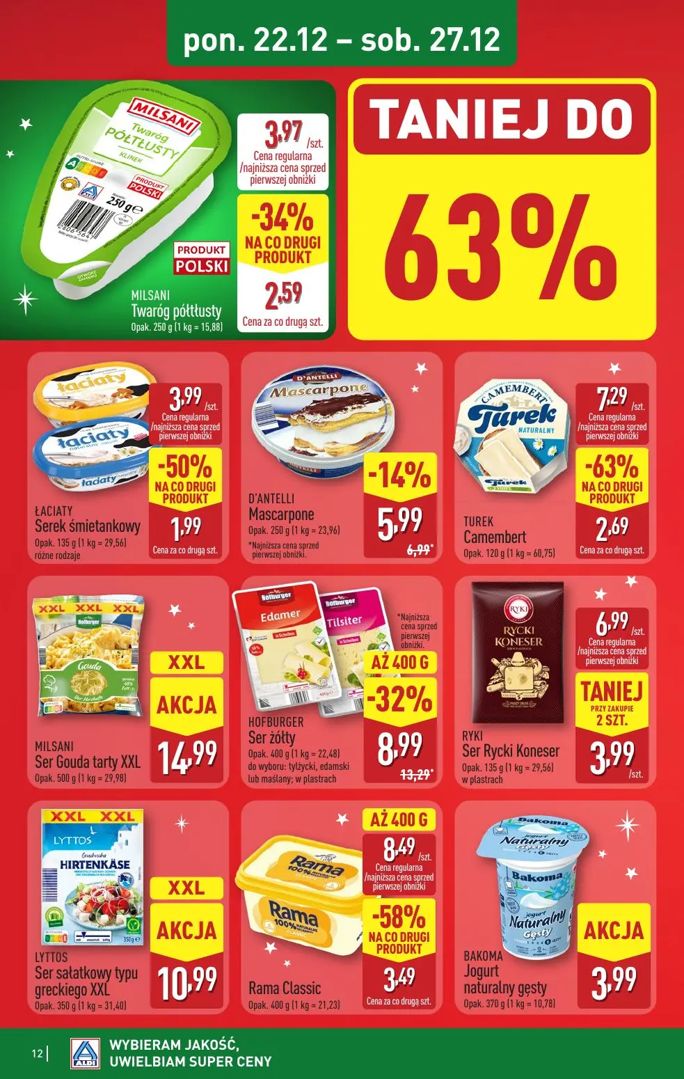 gazetka promocyjna ALDI Święta w super cenach - Strona 12