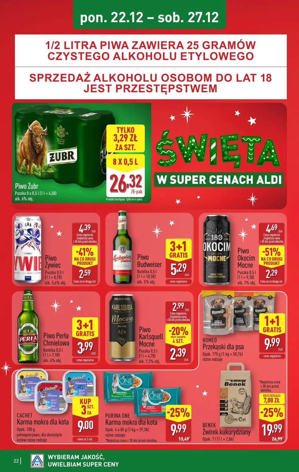 gazetka promocyjna ALDI Święta w super cenach - Strona 22