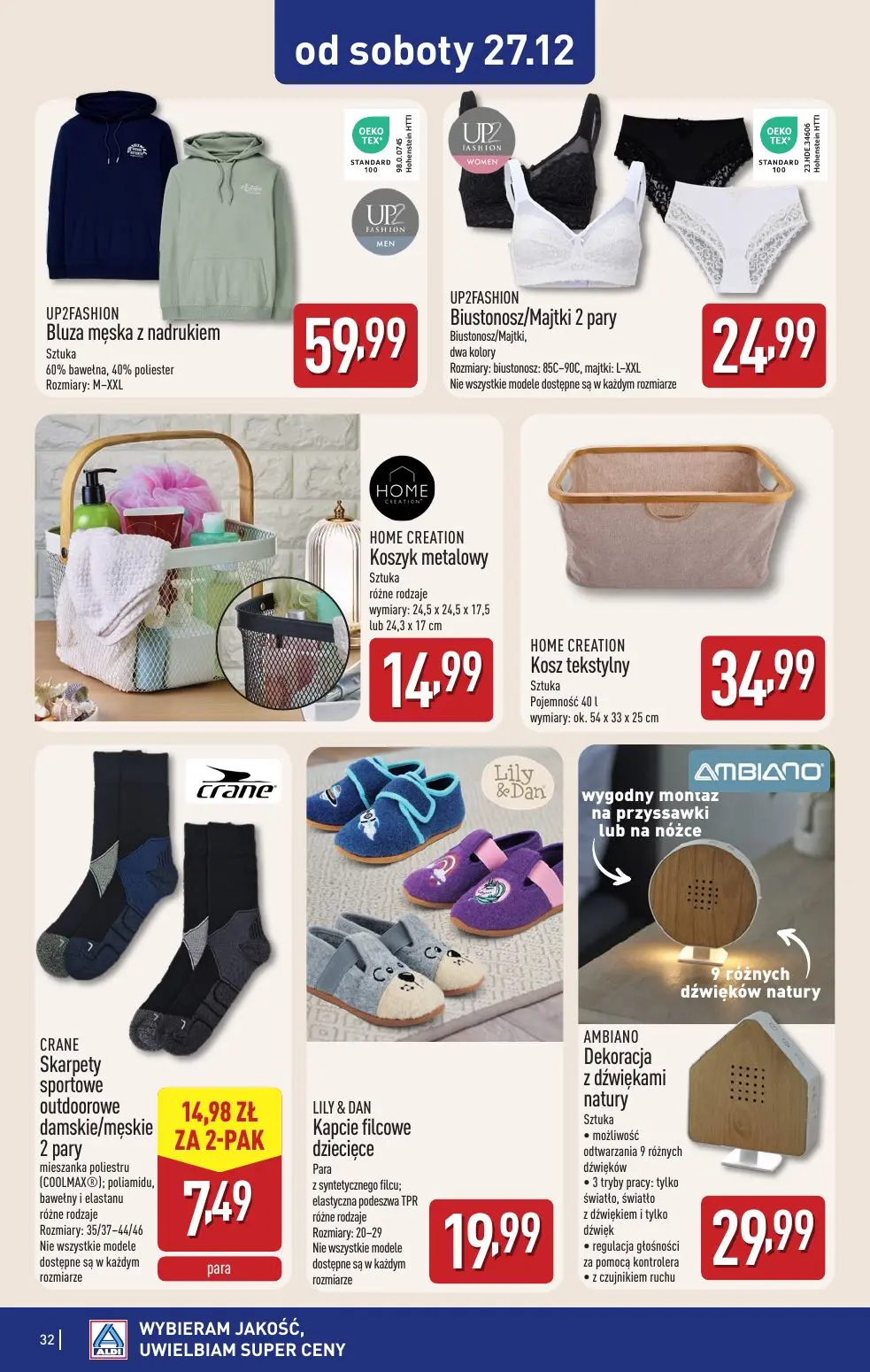 gazetka promocyjna ALDI Święta w super cenach - Strona 32