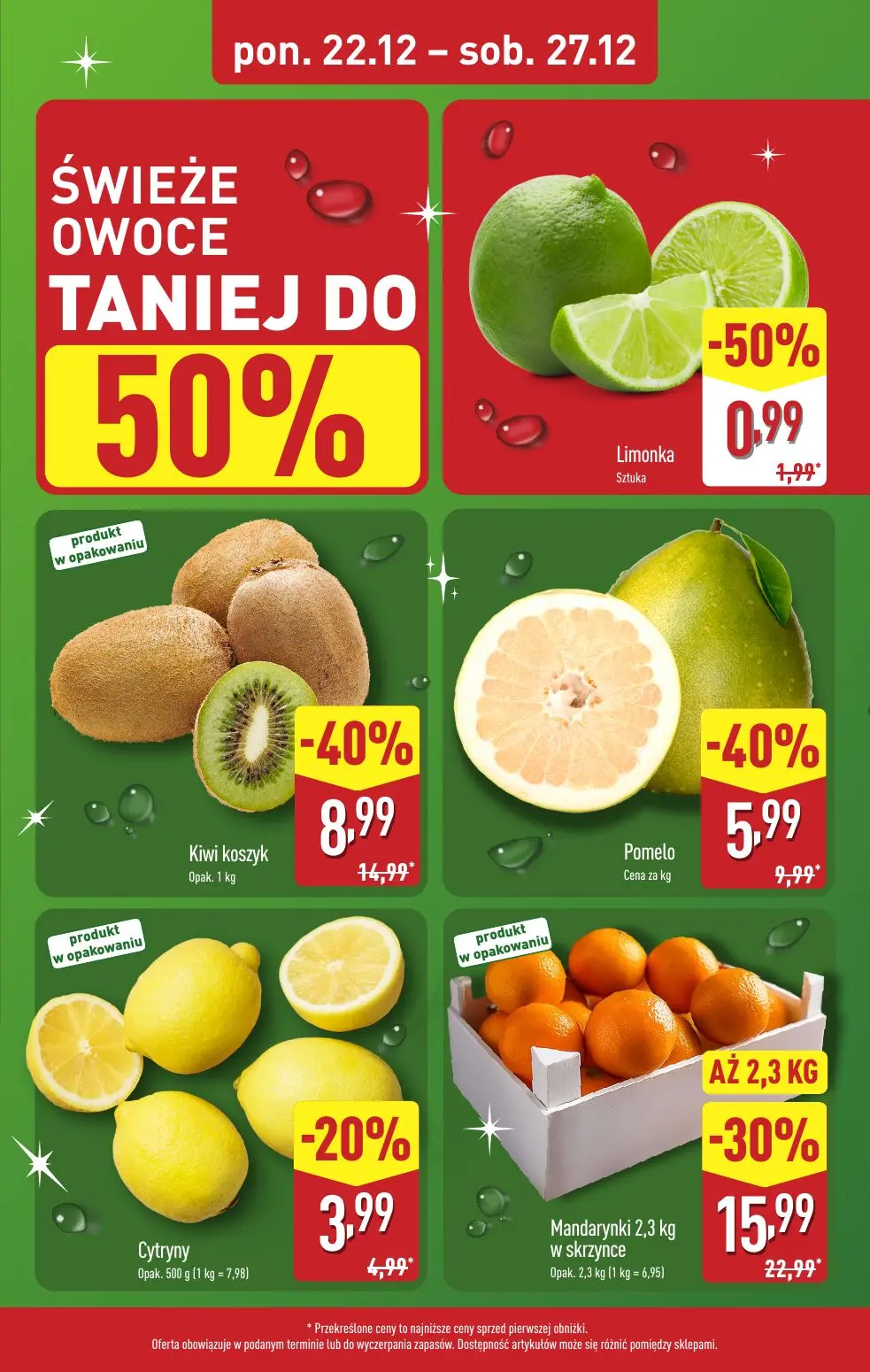 gazetka promocyjna ALDI Farmer Aldik poleca świąteczne owoce i warzywa - Strona 2