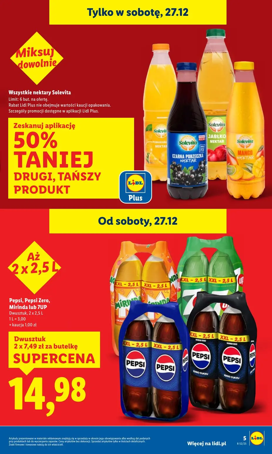 gazetka promocyjna LIDL Tylko w sobotę - Strona 5