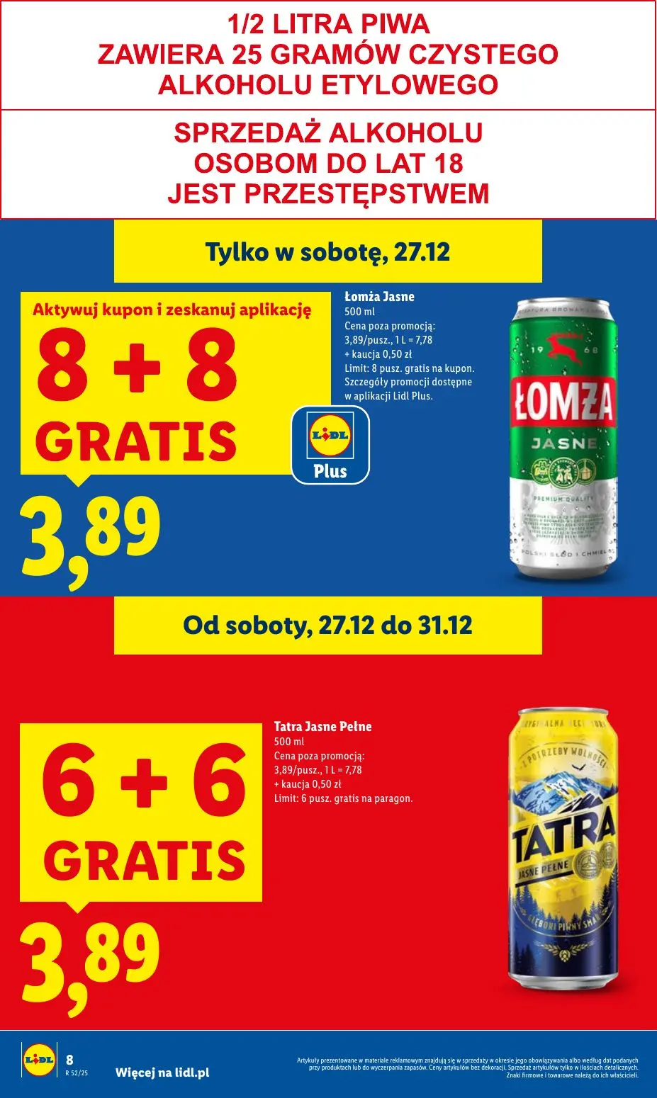 gazetka promocyjna LIDL Tylko w sobotę - Strona 8