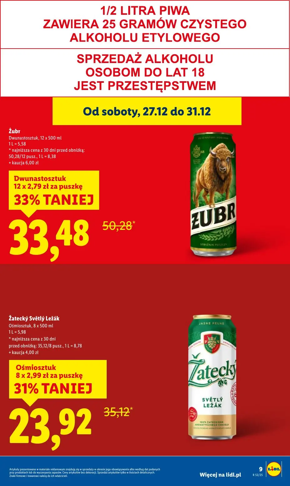 gazetka promocyjna LIDL Tylko w sobotę - Strona 9