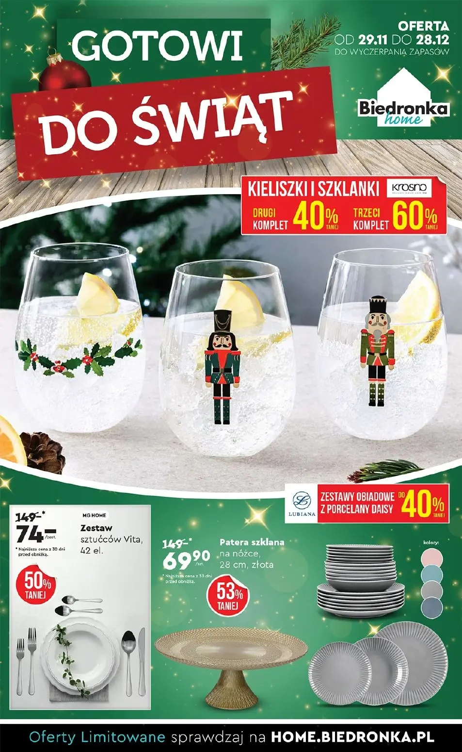 gazetka promocyjna Biedronka Gotowi do Świąt - Strona 1