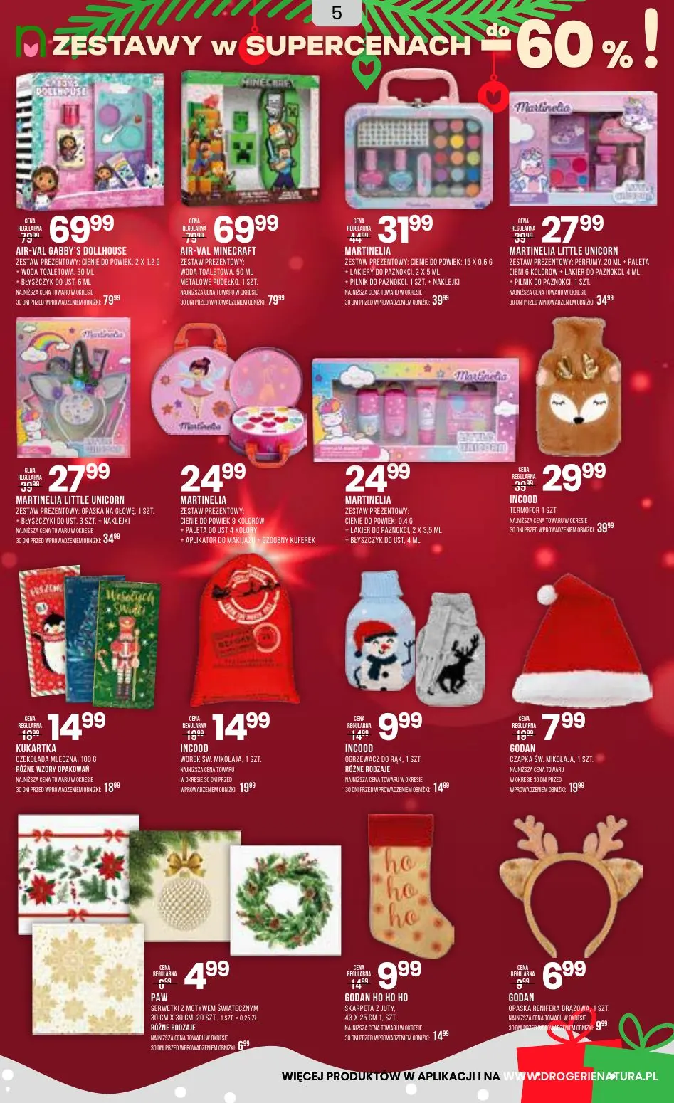 gazetka promocyjna Natura Świąteczna gorączka niskich cen - Strona 5
