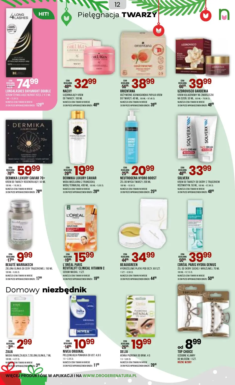 gazetka promocyjna Natura Świąteczna gorączka niskich cen - Strona 12