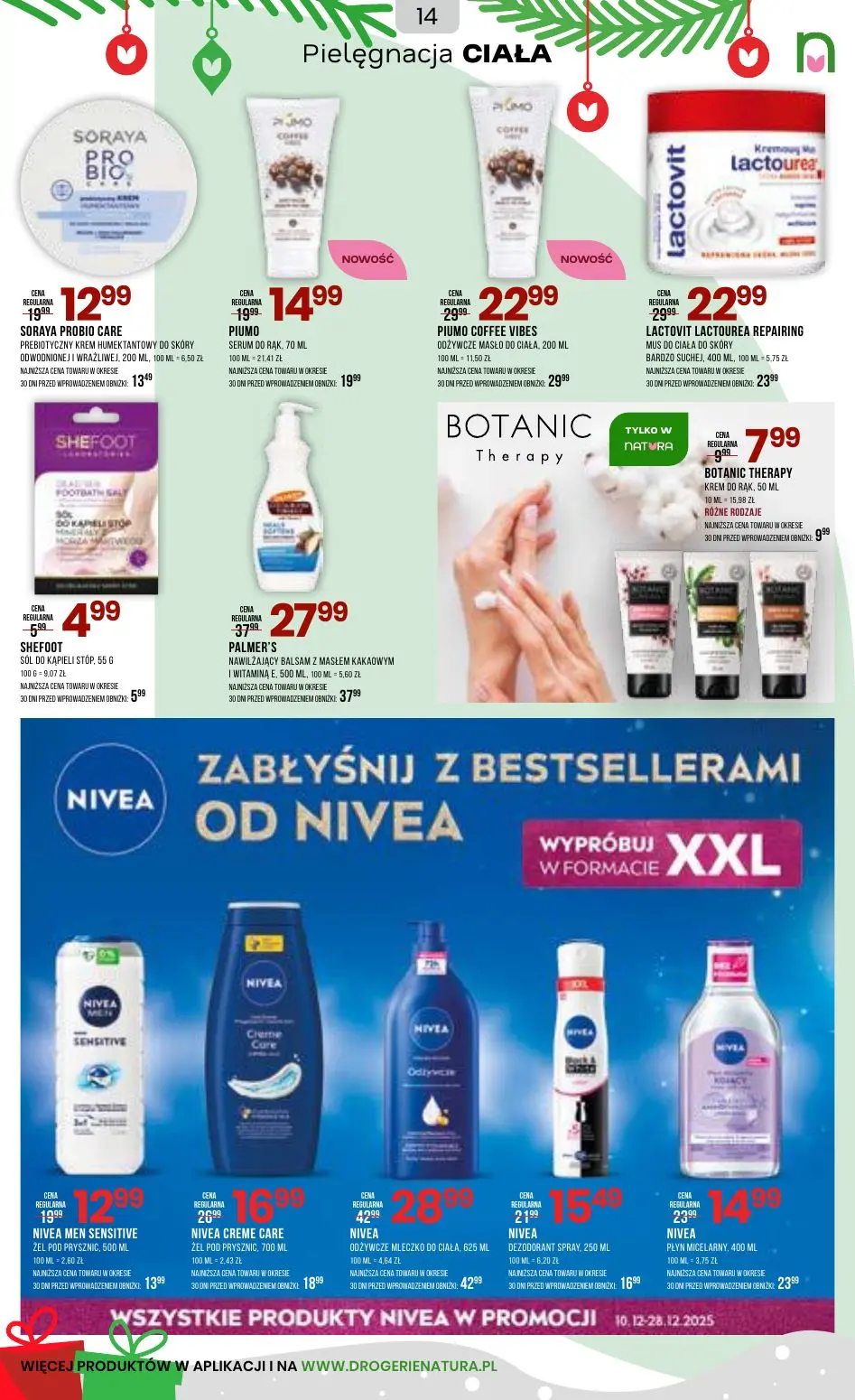 gazetka promocyjna Natura Świąteczna gorączka niskich cen - Strona 14