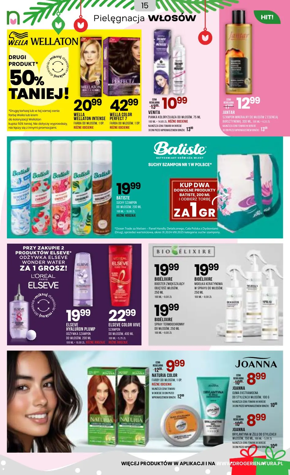 gazetka promocyjna Natura Świąteczna gorączka niskich cen - Strona 15