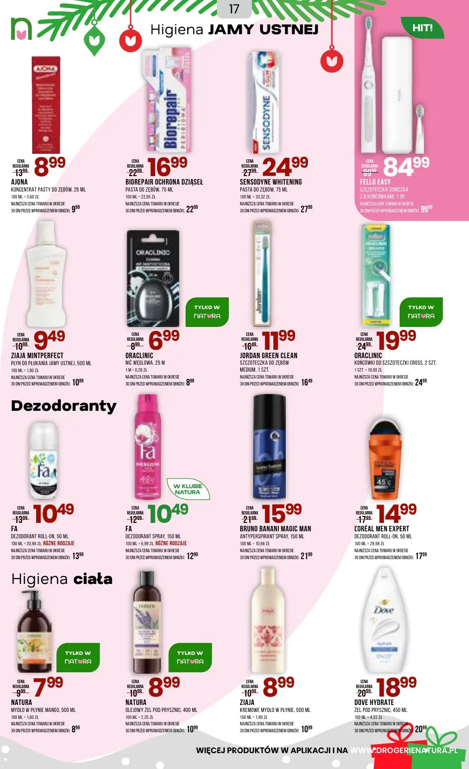 gazetka promocyjna Natura Świąteczna gorączka niskich cen - Strona 17