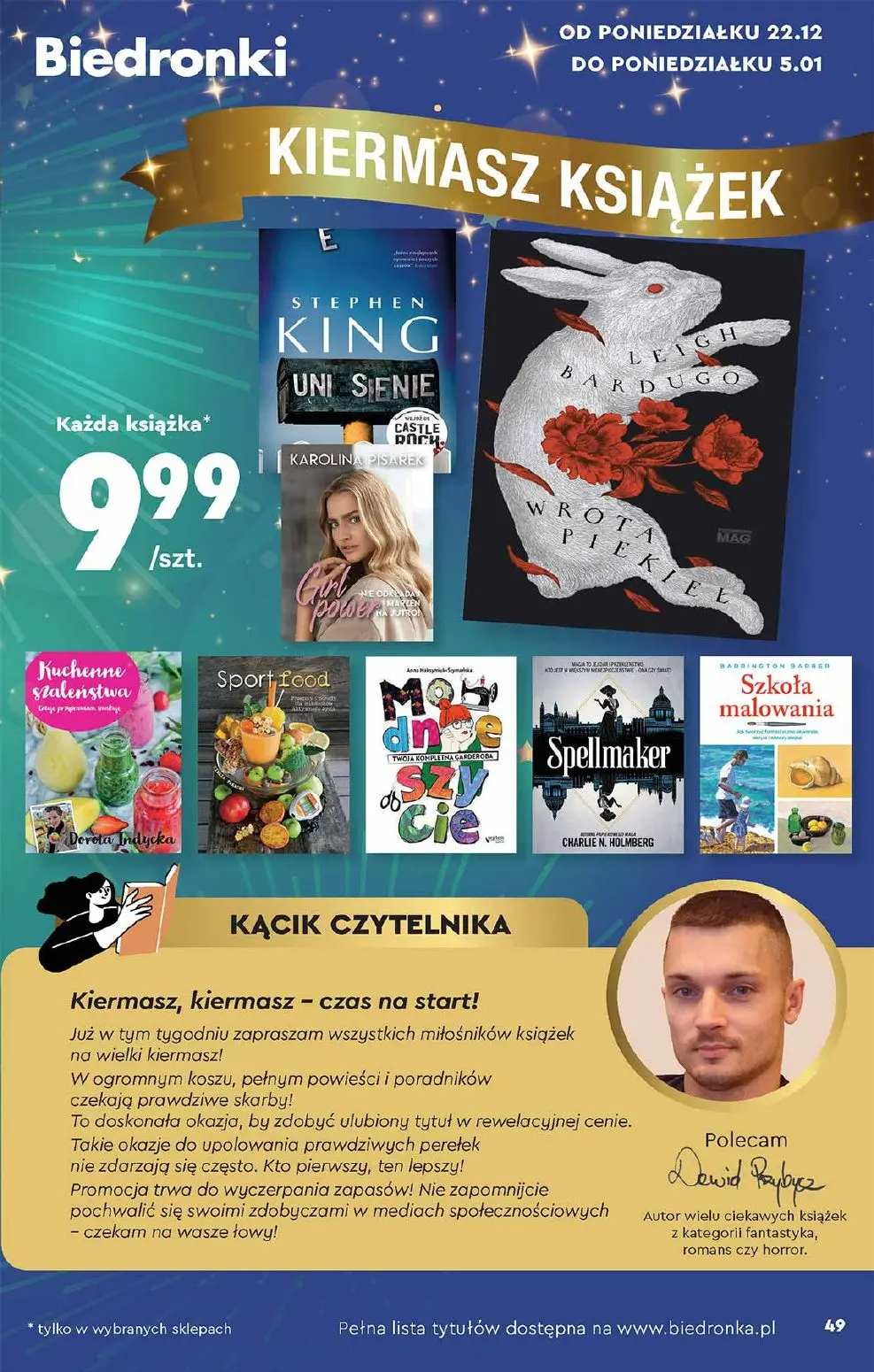 gazetka promocyjna Biedronka Hity i inspiracje - Strona 49