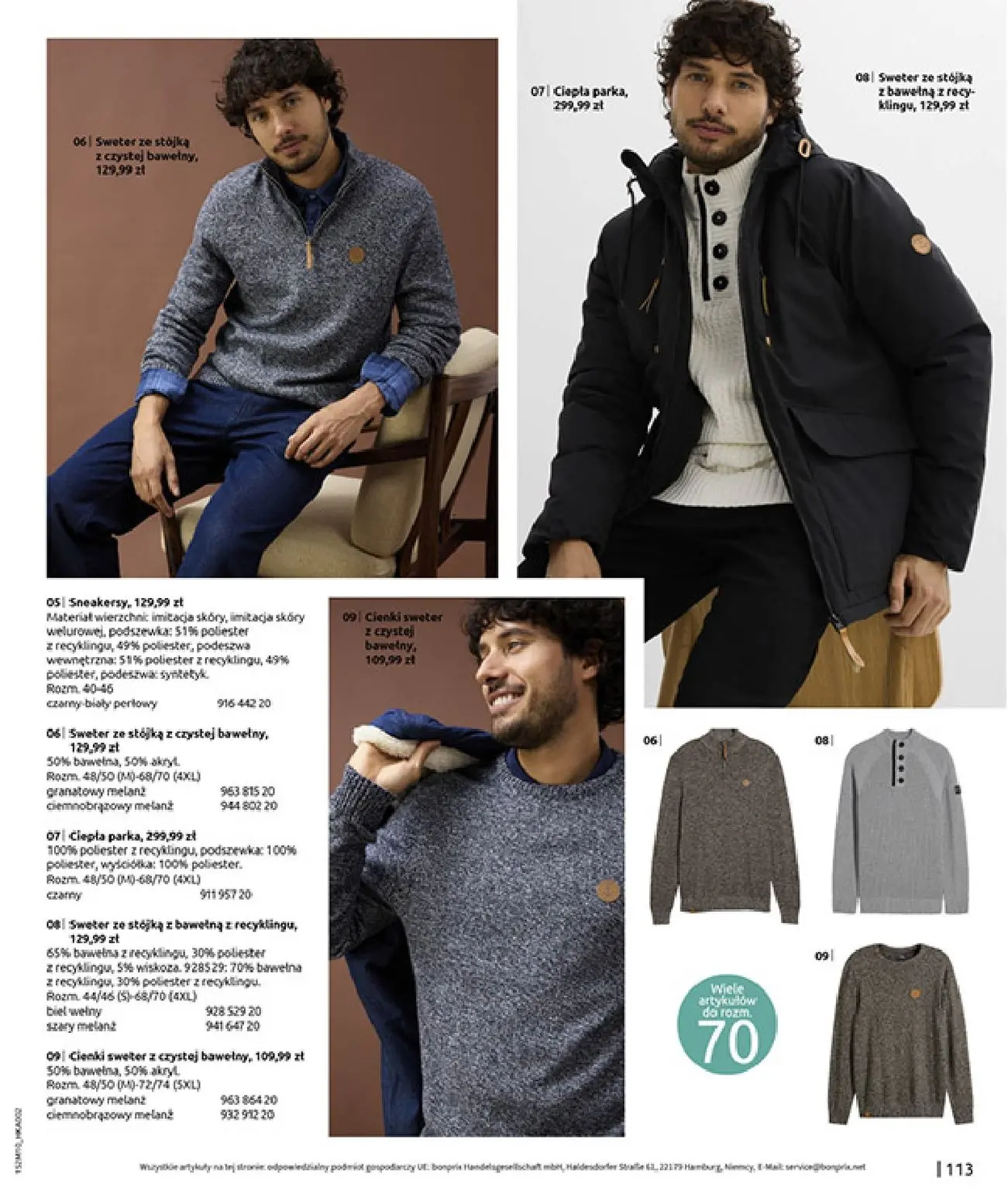 gazetka promocyjna bonprix SIELANKOWY ROMANTYZM - Strona 115