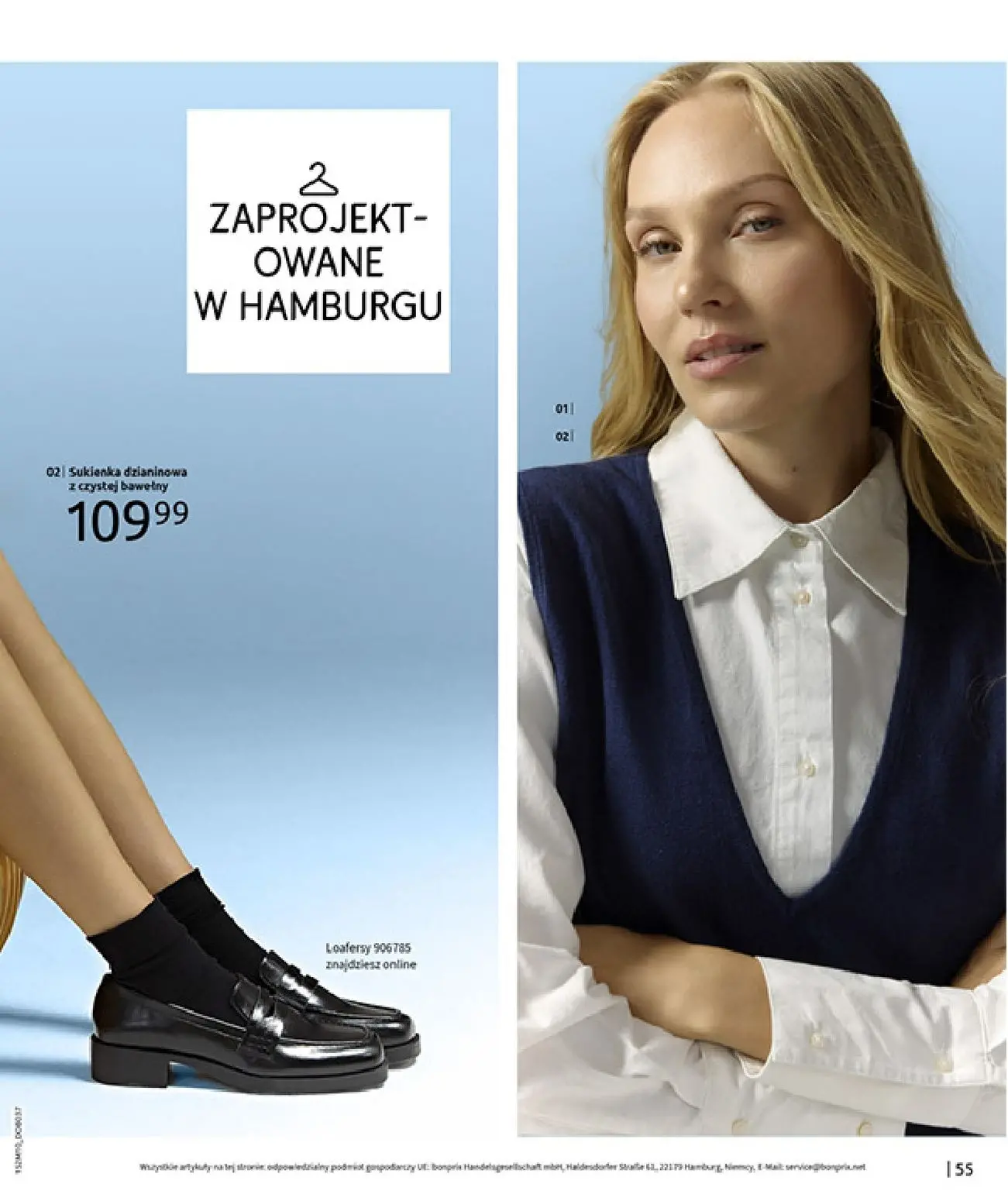 gazetka promocyjna bonprix SIELANKOWY ROMANTYZM - Strona 57