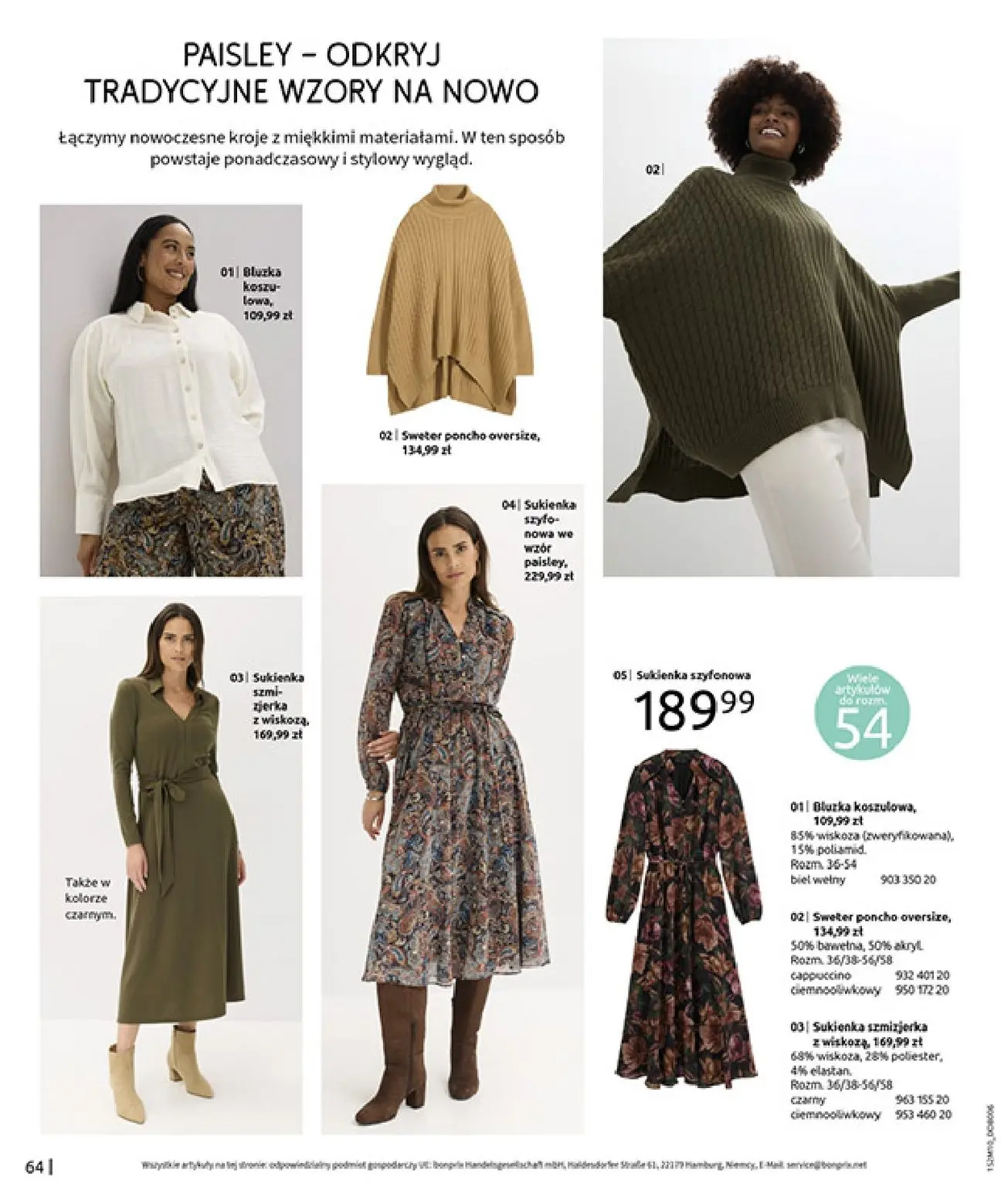 gazetka promocyjna bonprix SIELANKOWY ROMANTYZM - Strona 66