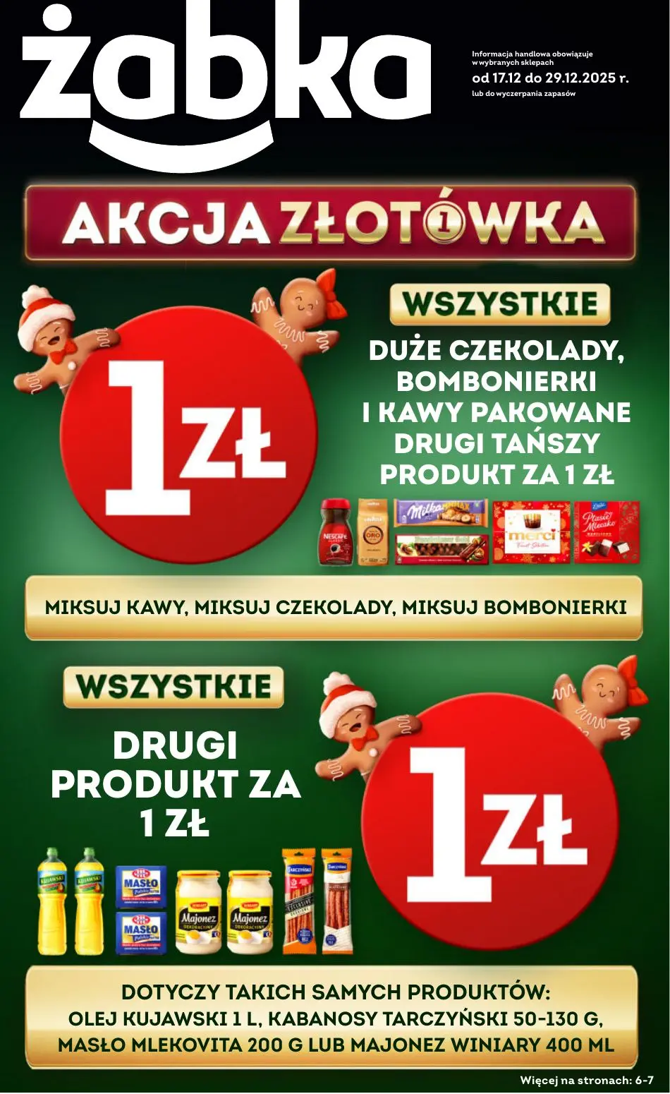 gazetka promocyjna Żabka Akcja złotówka - Strona 1