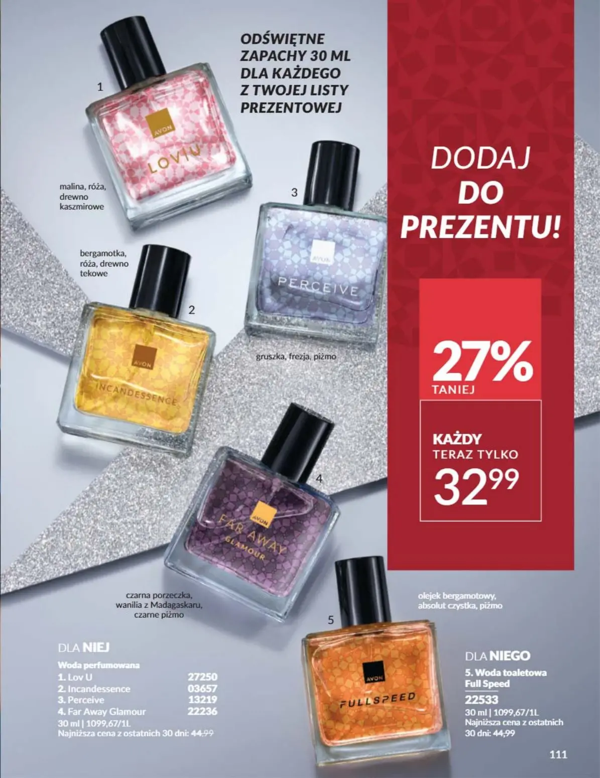 gazetka promocyjna AVON  - Strona 111