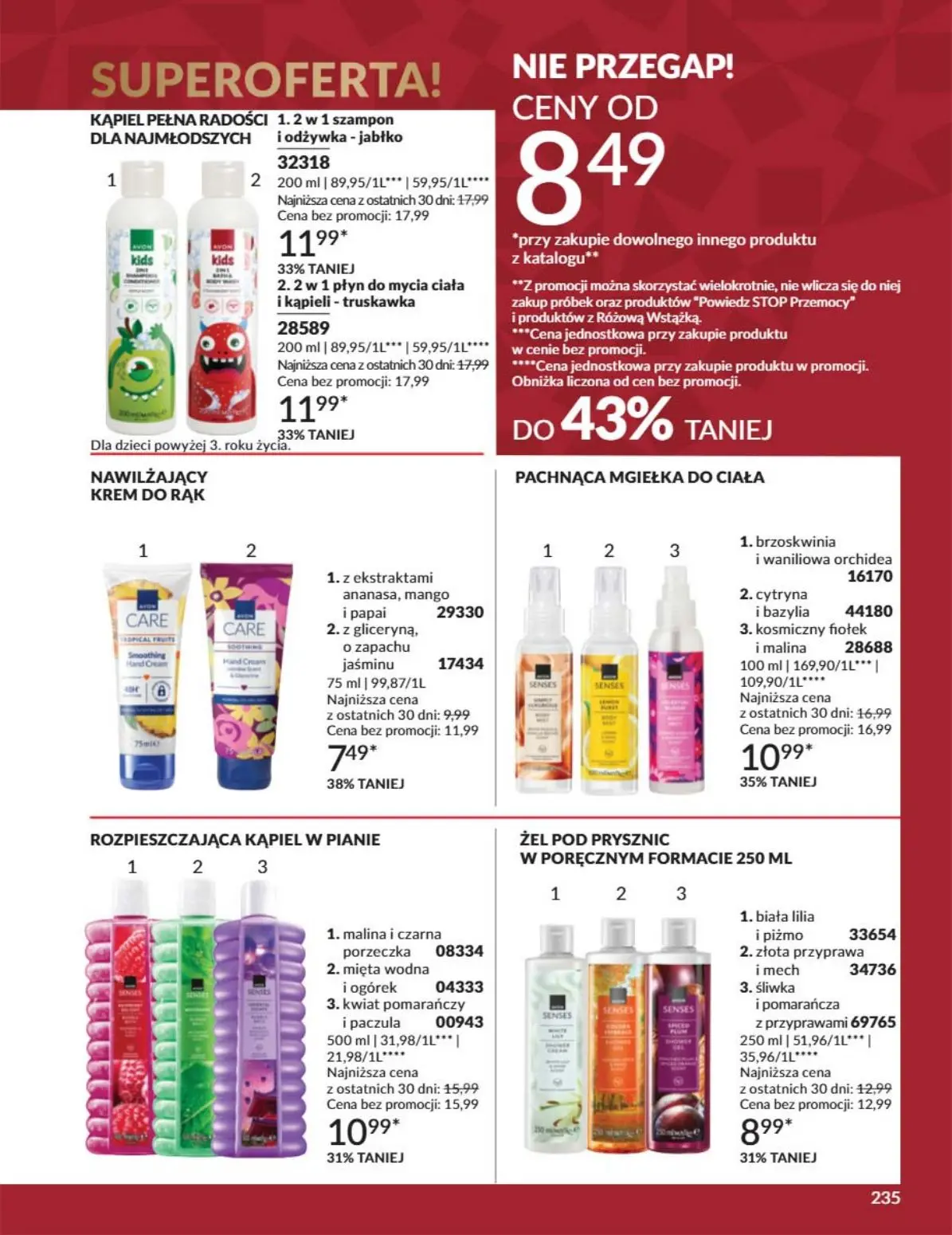 gazetka promocyjna AVON  - Strona 235