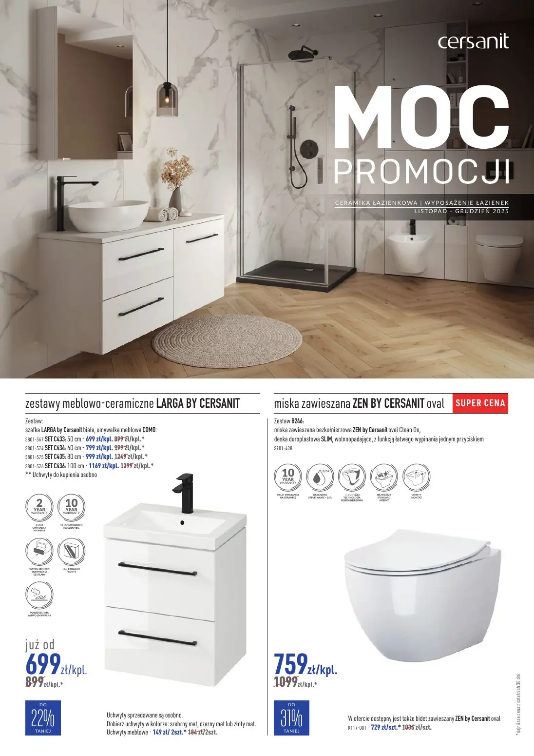 gazetka promocyjna Cersanit Moc promocji - Strona 1