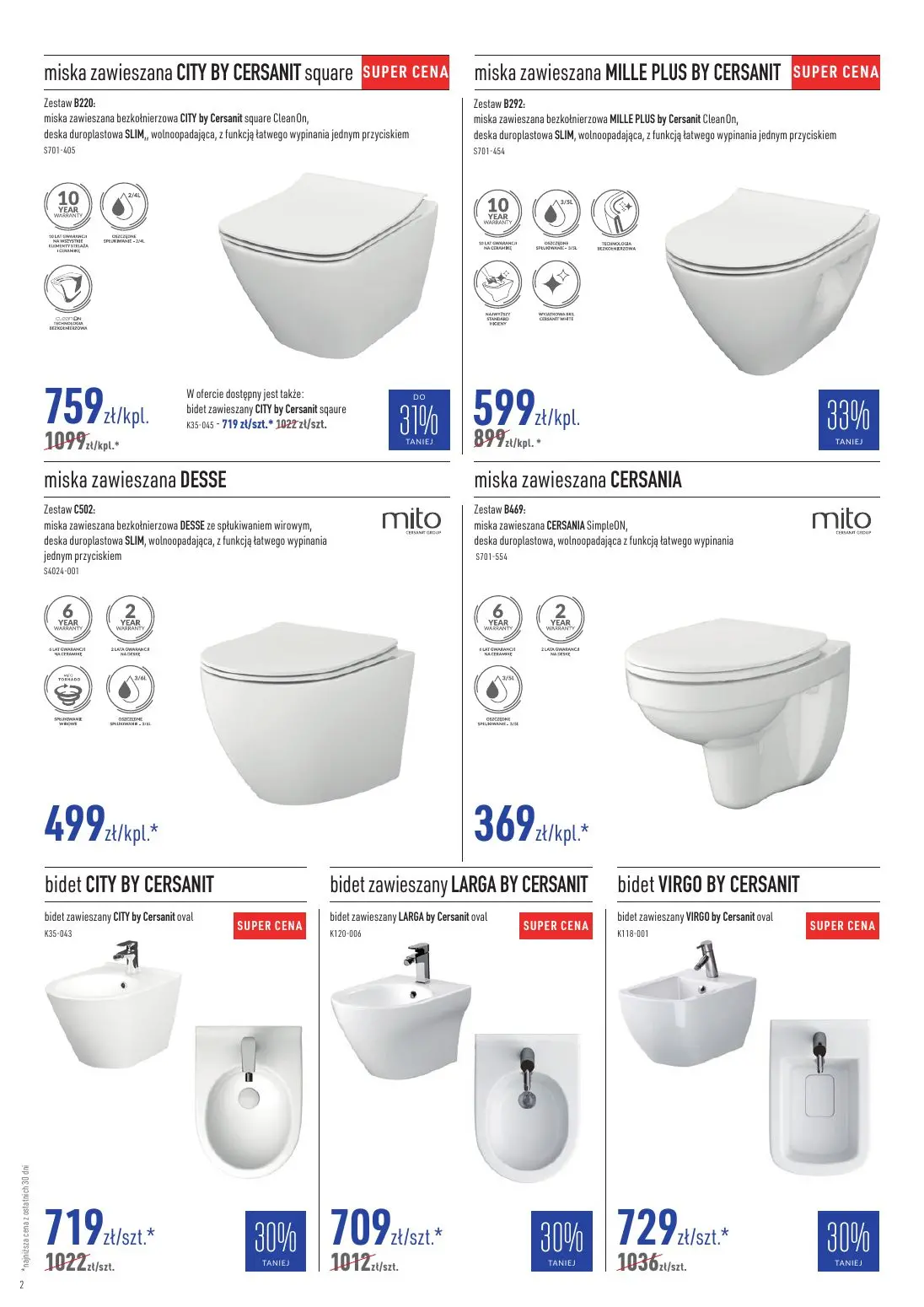 gazetka promocyjna Cersanit Moc promocji - Strona 2