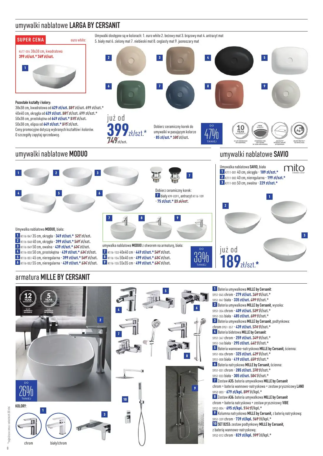 gazetka promocyjna Cersanit Moc promocji - Strona 8