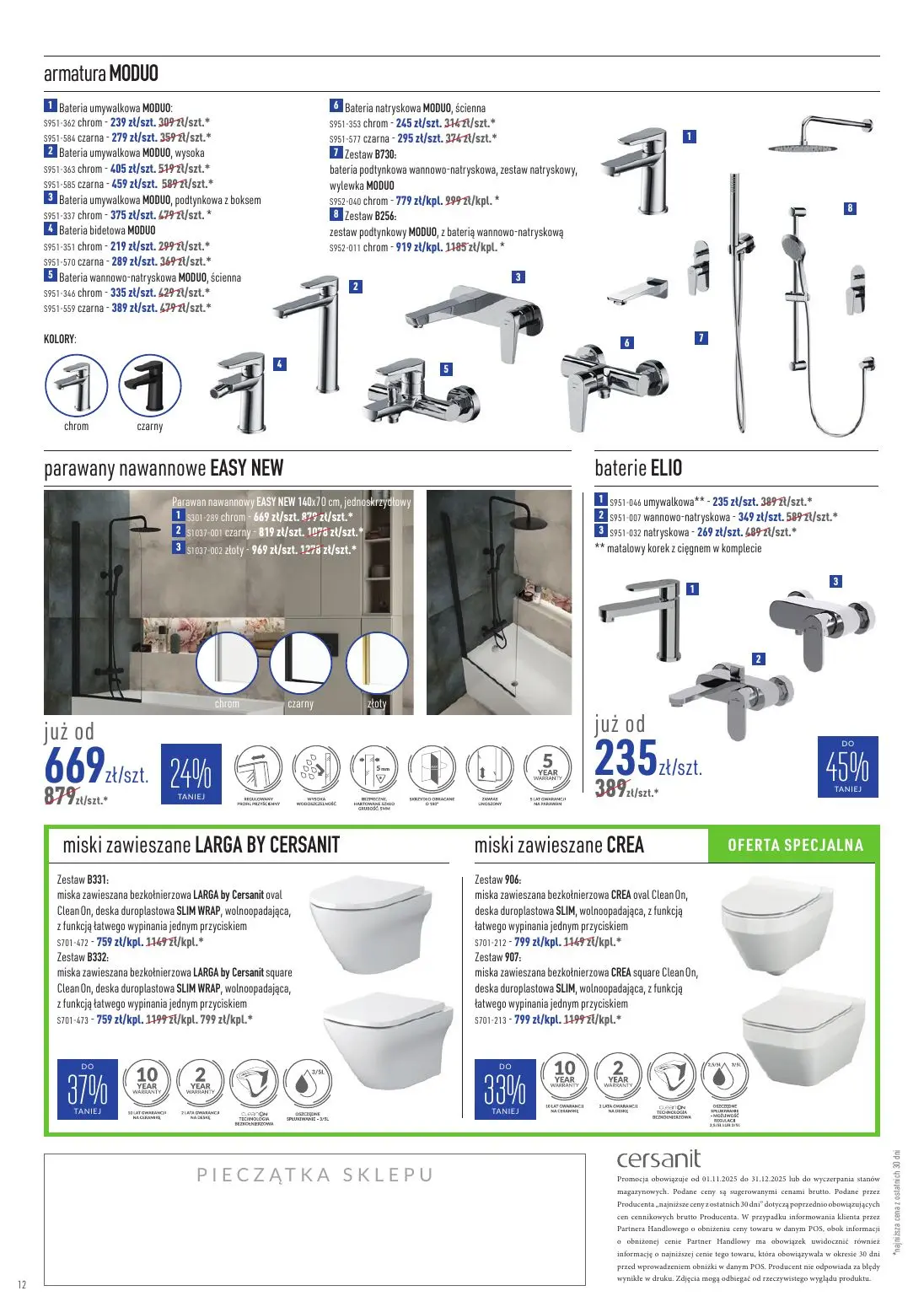 gazetka promocyjna Cersanit Moc promocji - Strona 12