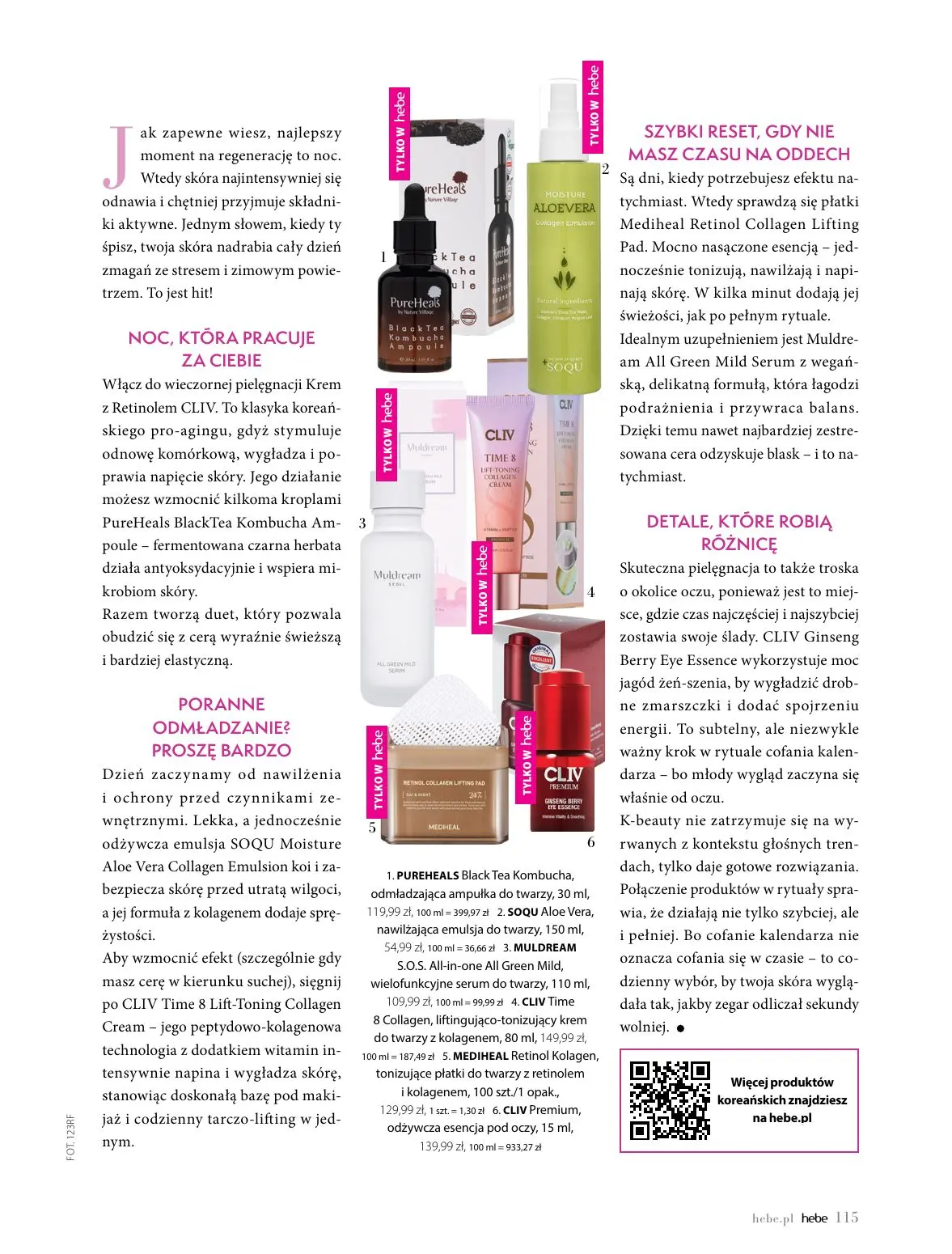 gazetka promocyjna hebe RADOŚĆ ŚWIĄT - Strona 115