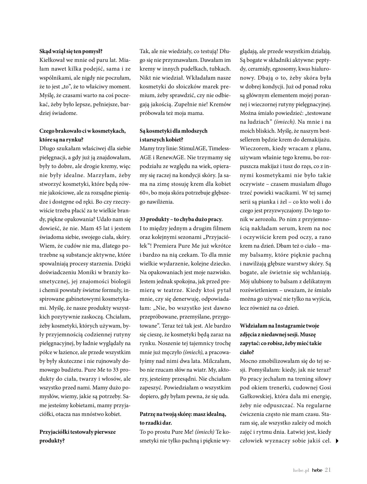 gazetka promocyjna hebe RADOŚĆ ŚWIĄT - Strona 21