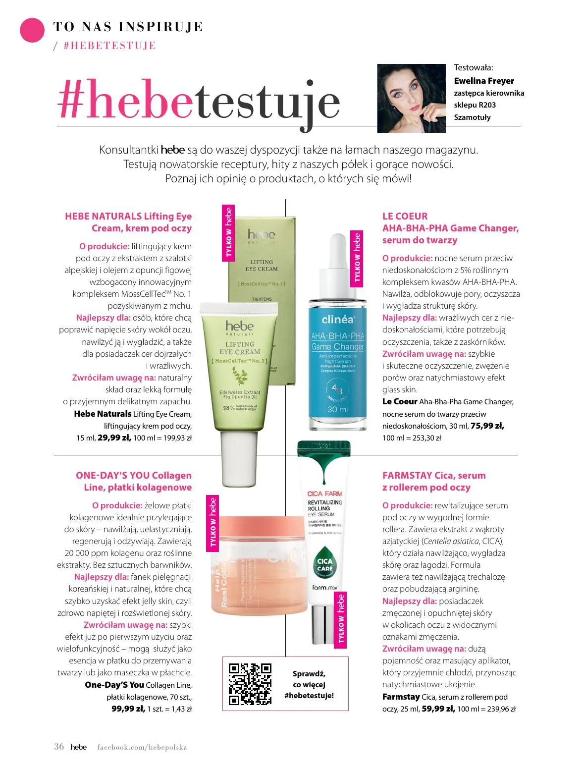 gazetka promocyjna hebe RADOŚĆ ŚWIĄT - Strona 36