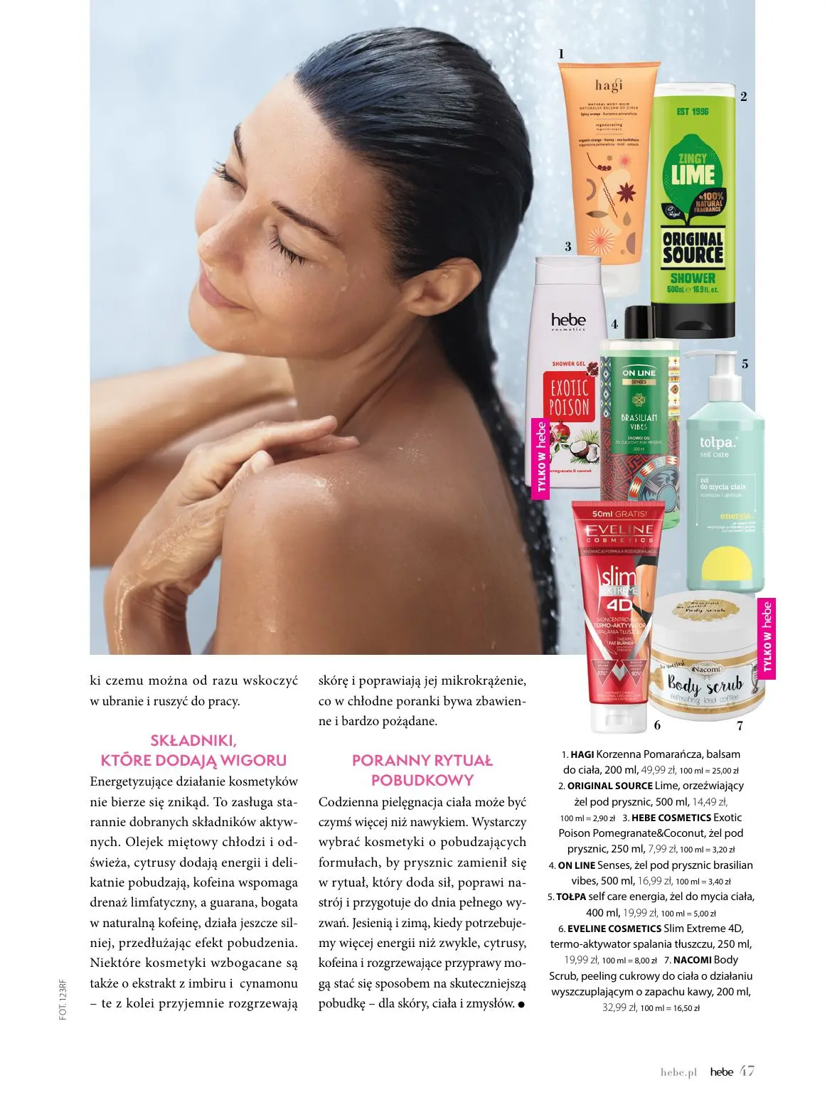 gazetka promocyjna hebe RADOŚĆ ŚWIĄT - Strona 47
