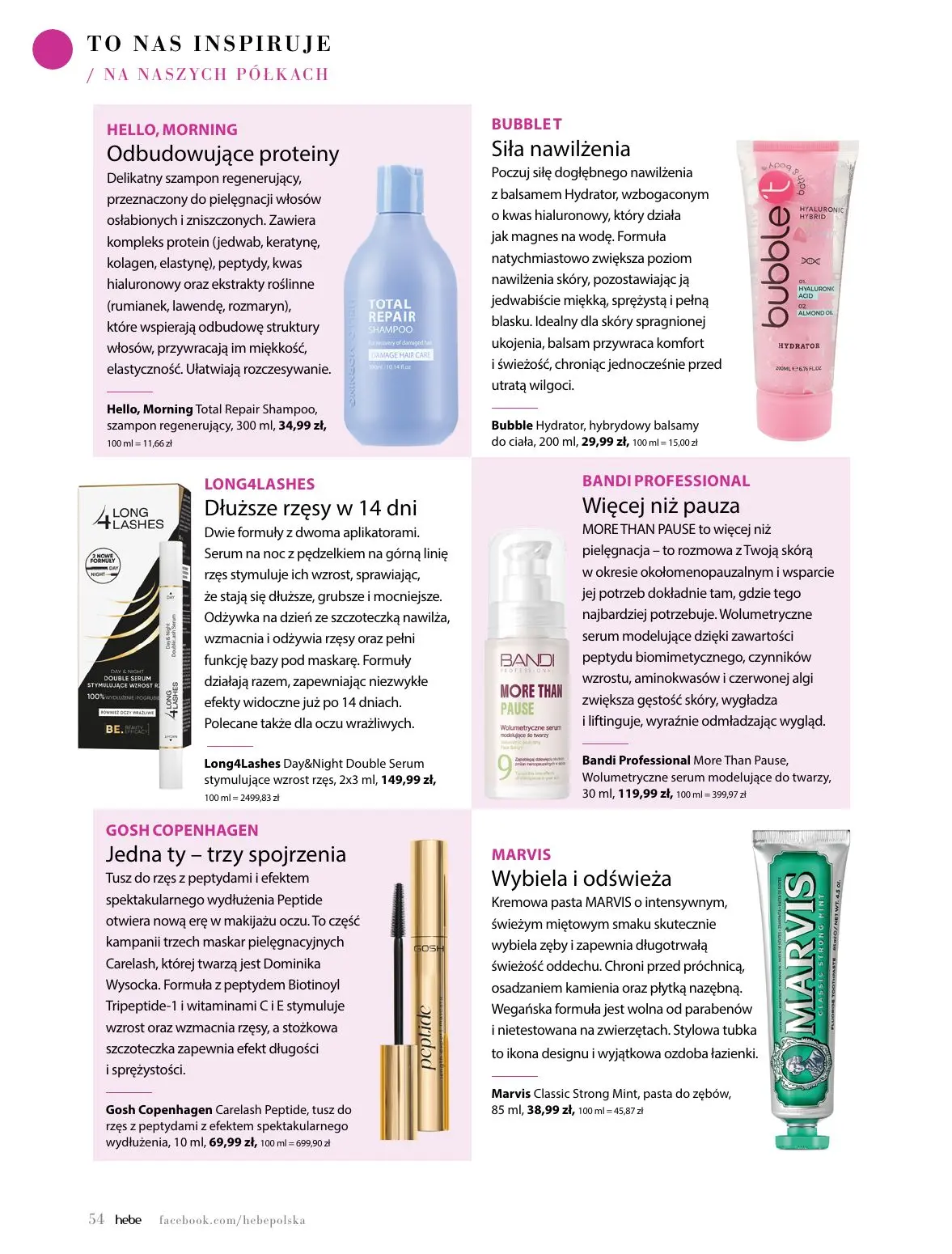 gazetka promocyjna hebe RADOŚĆ ŚWIĄT - Strona 54