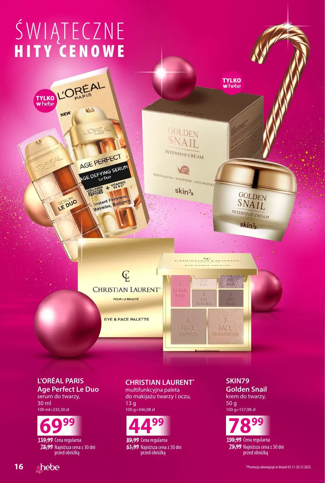 gazetka promocyjna hebe Odliczanie do świąt - Strona 16