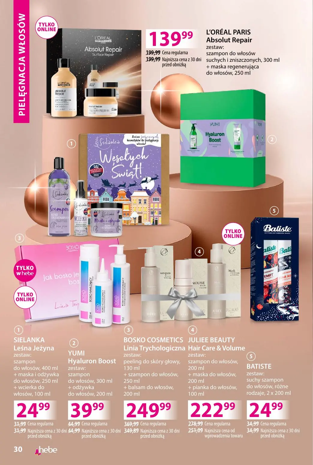 gazetka promocyjna hebe Odliczanie do świąt - Strona 30