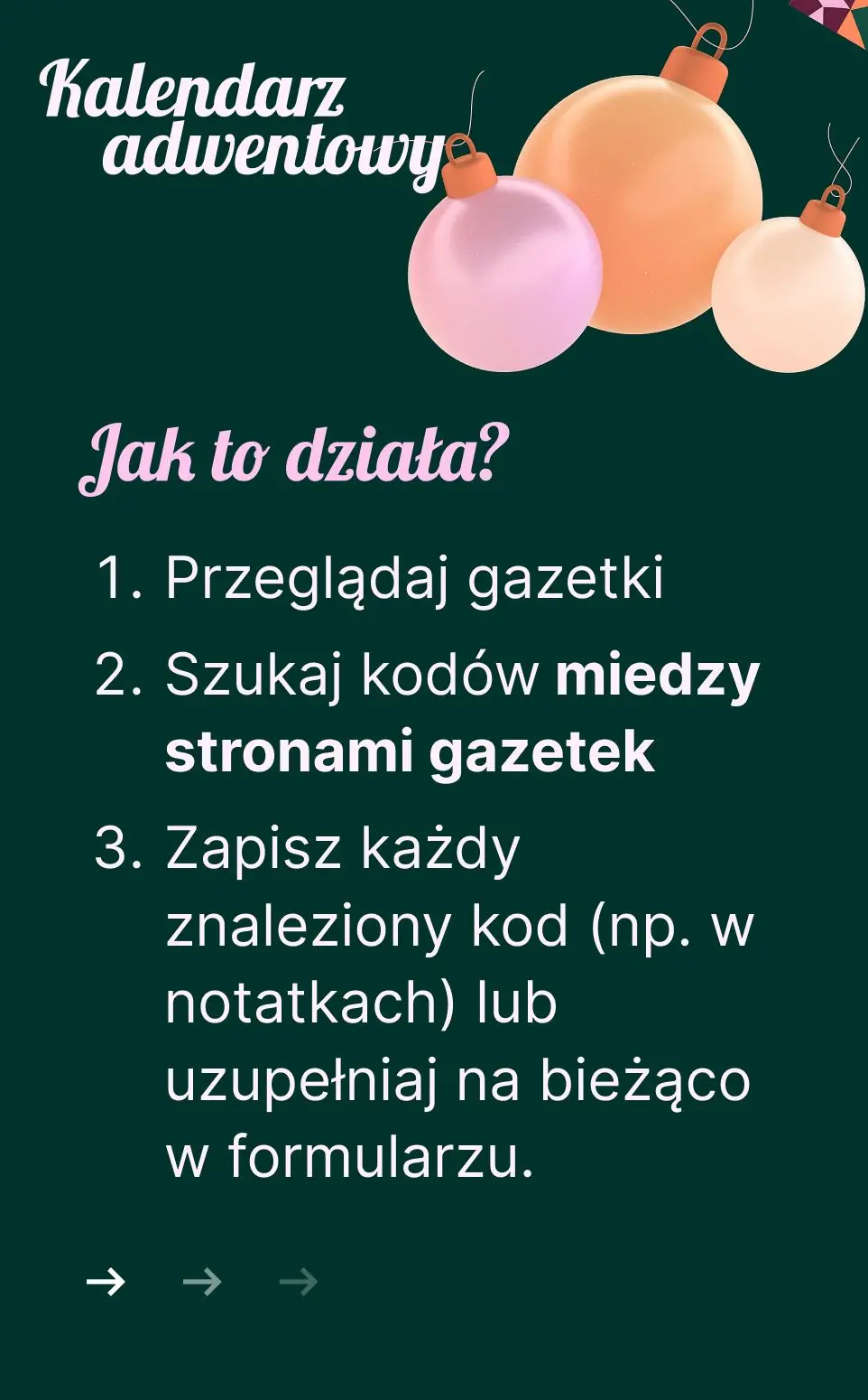 gazetka promocyjna Kalendarz adwentowy  Kalendarz adwentowy  - Strona 3