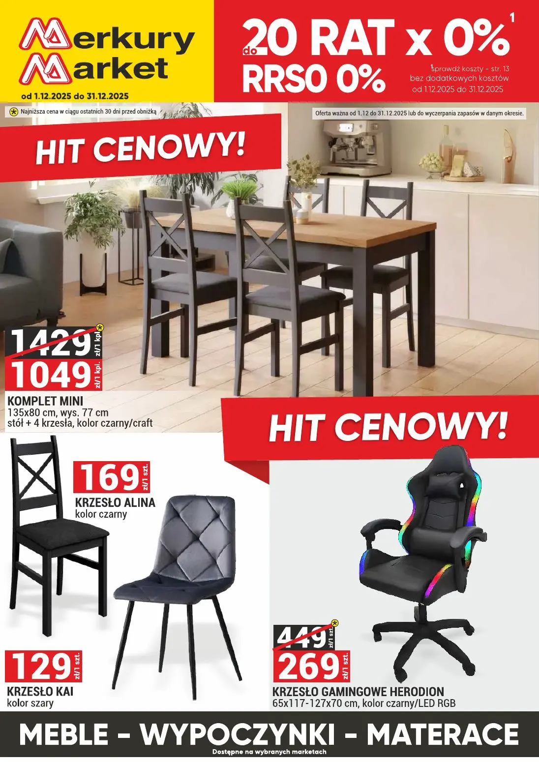 gazetka promocyjna Merkury Market Meble - Strona 1