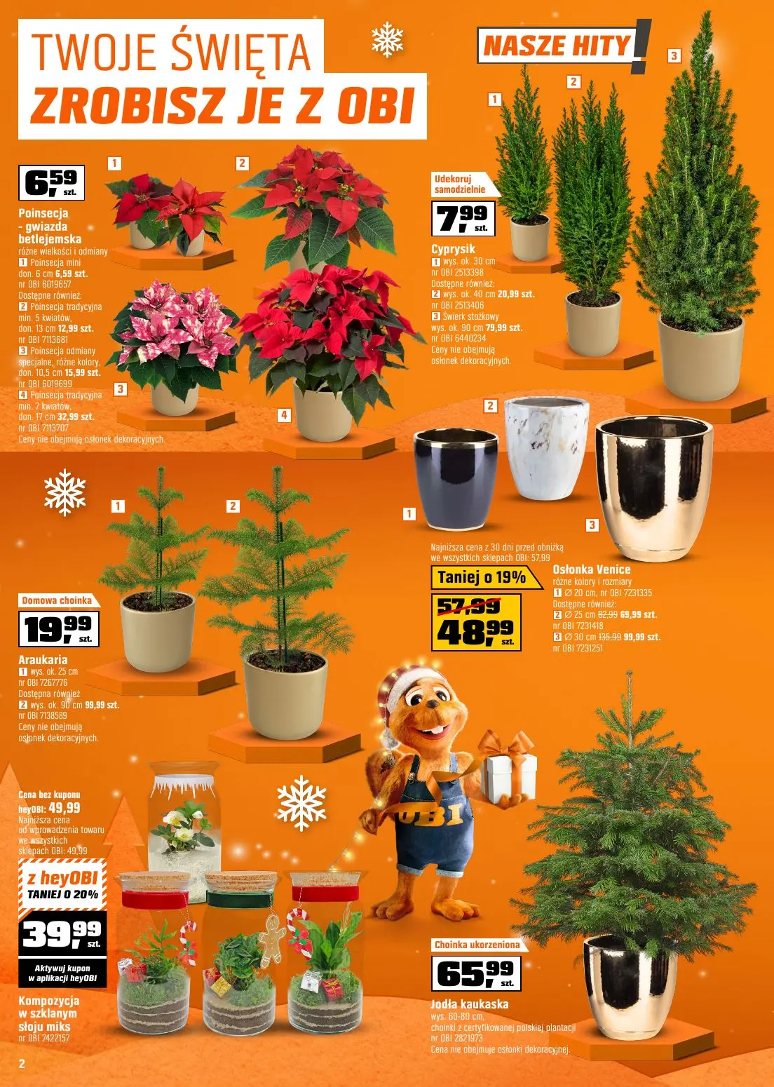 gazetka promocyjna OBI Twoje Święta zrobisz je z OBI - Strona 2