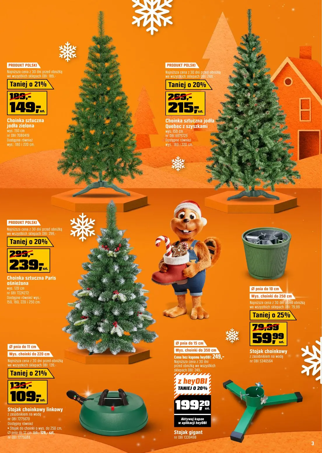 gazetka promocyjna OBI Twoje Święta zrobisz je z OBI - Strona 3