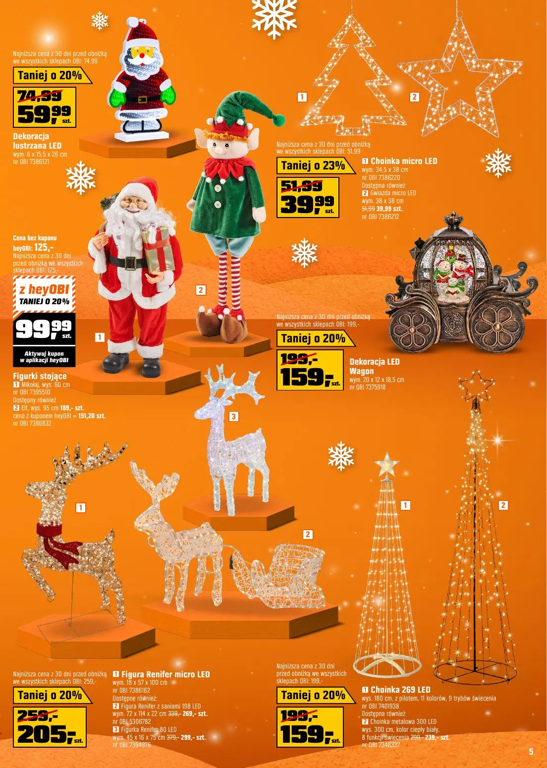 gazetka promocyjna OBI Twoje Święta zrobisz je z OBI - Strona 5