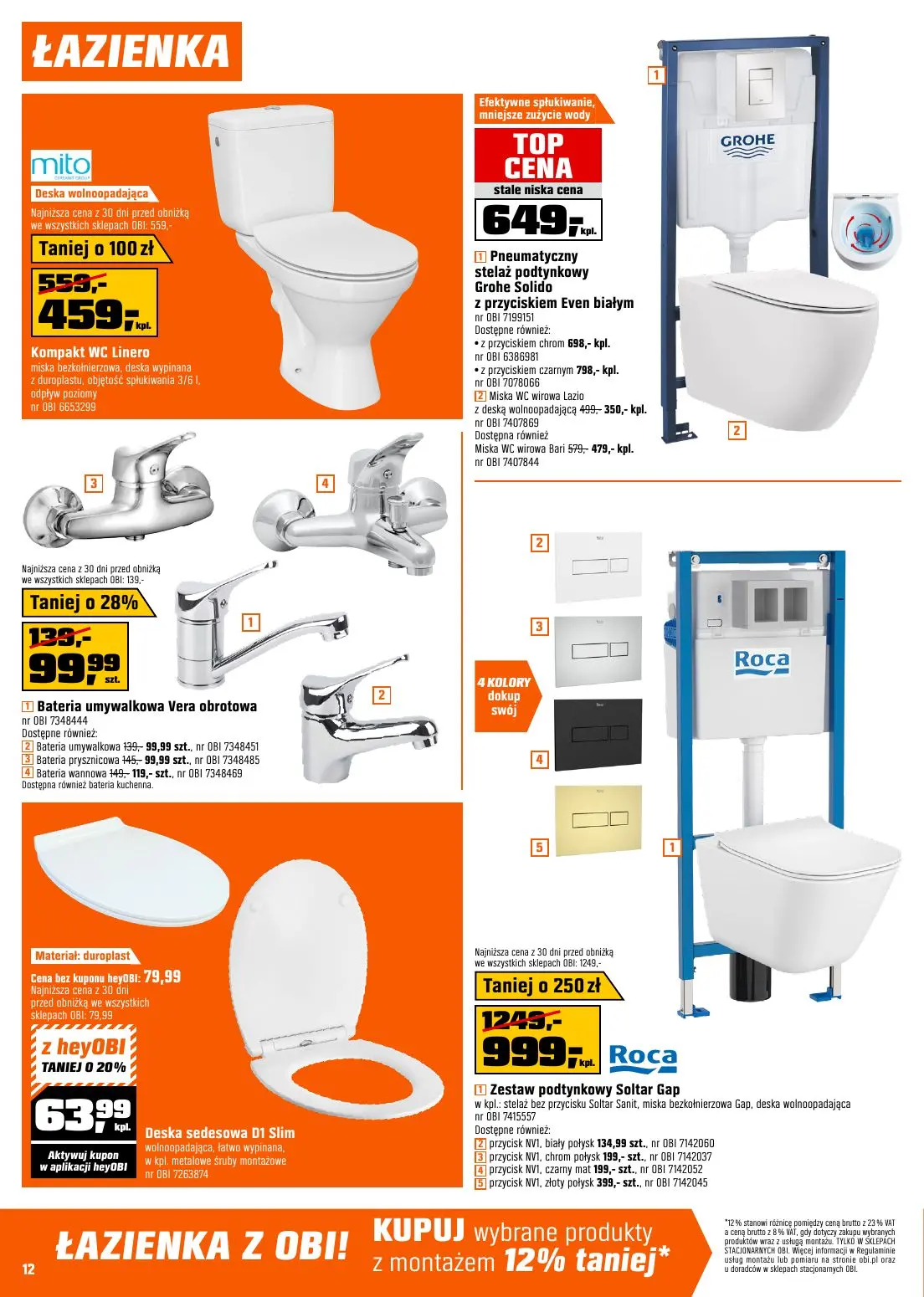 gazetka promocyjna OBI Twoje Święta zrobisz je z OBI - Strona 12