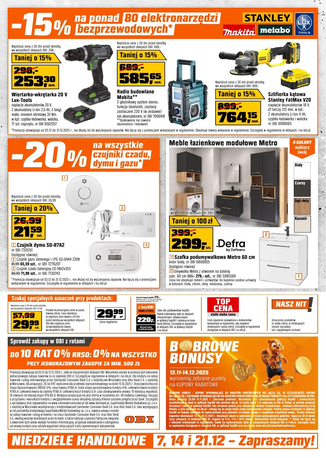 gazetka promocyjna OBI Twoje Święta zrobisz je z OBI - Strona 16