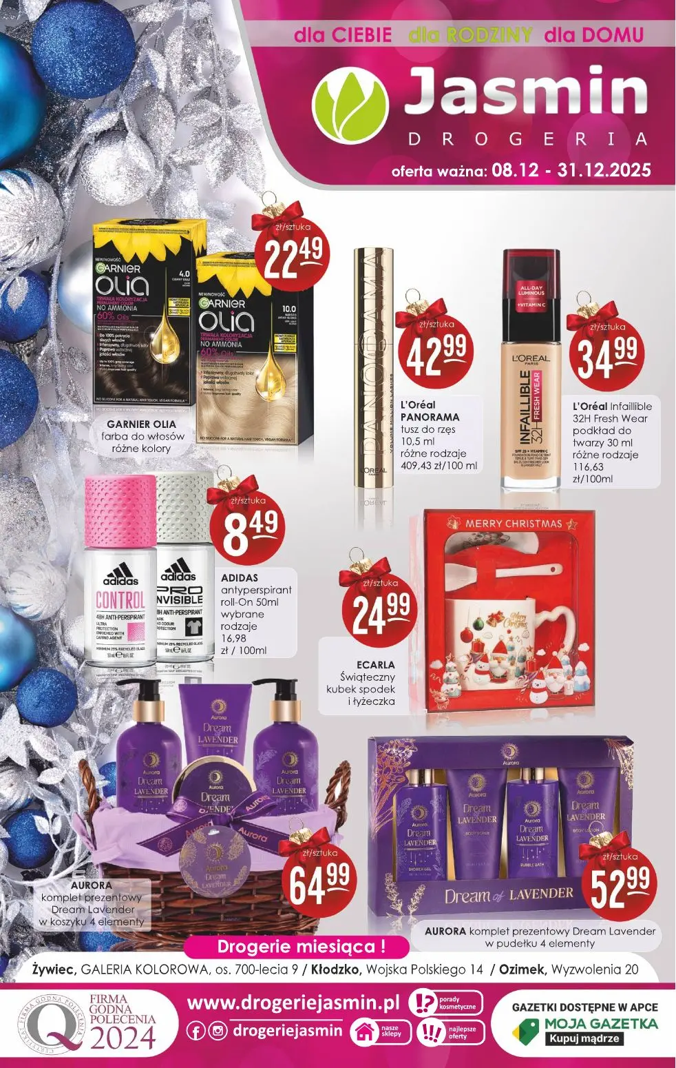 gazetka promocyjna DROGERIE JASMIN  - Strona 1