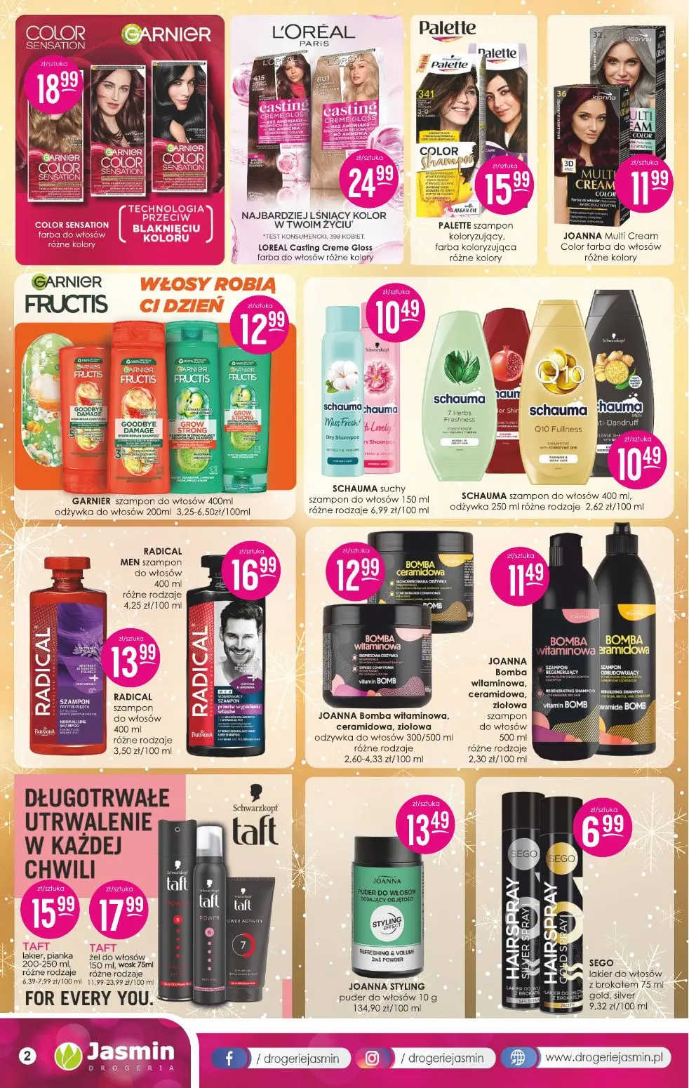 gazetka promocyjna DROGERIE JASMIN  - Strona 2