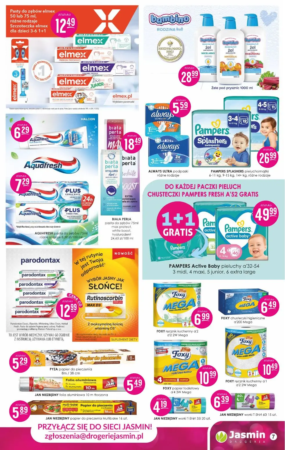 gazetka promocyjna DROGERIE JASMIN  - Strona 7
