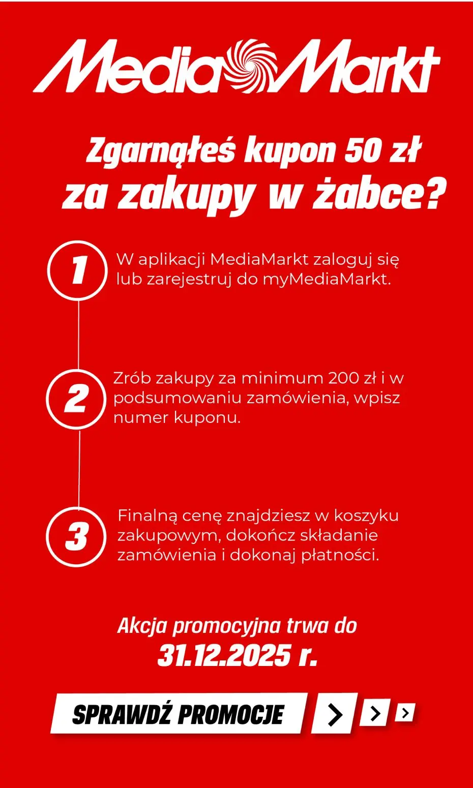 gazetka promocyjna Media Markt Kupon rabatowy z żabki do Apki! - Strona 2