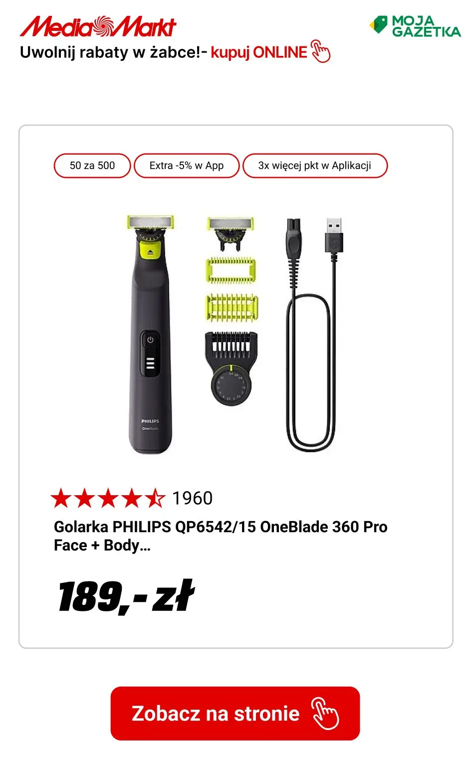 gazetka promocyjna Media Markt Kupon rabatowy z żabki do Apki! - Strona 8