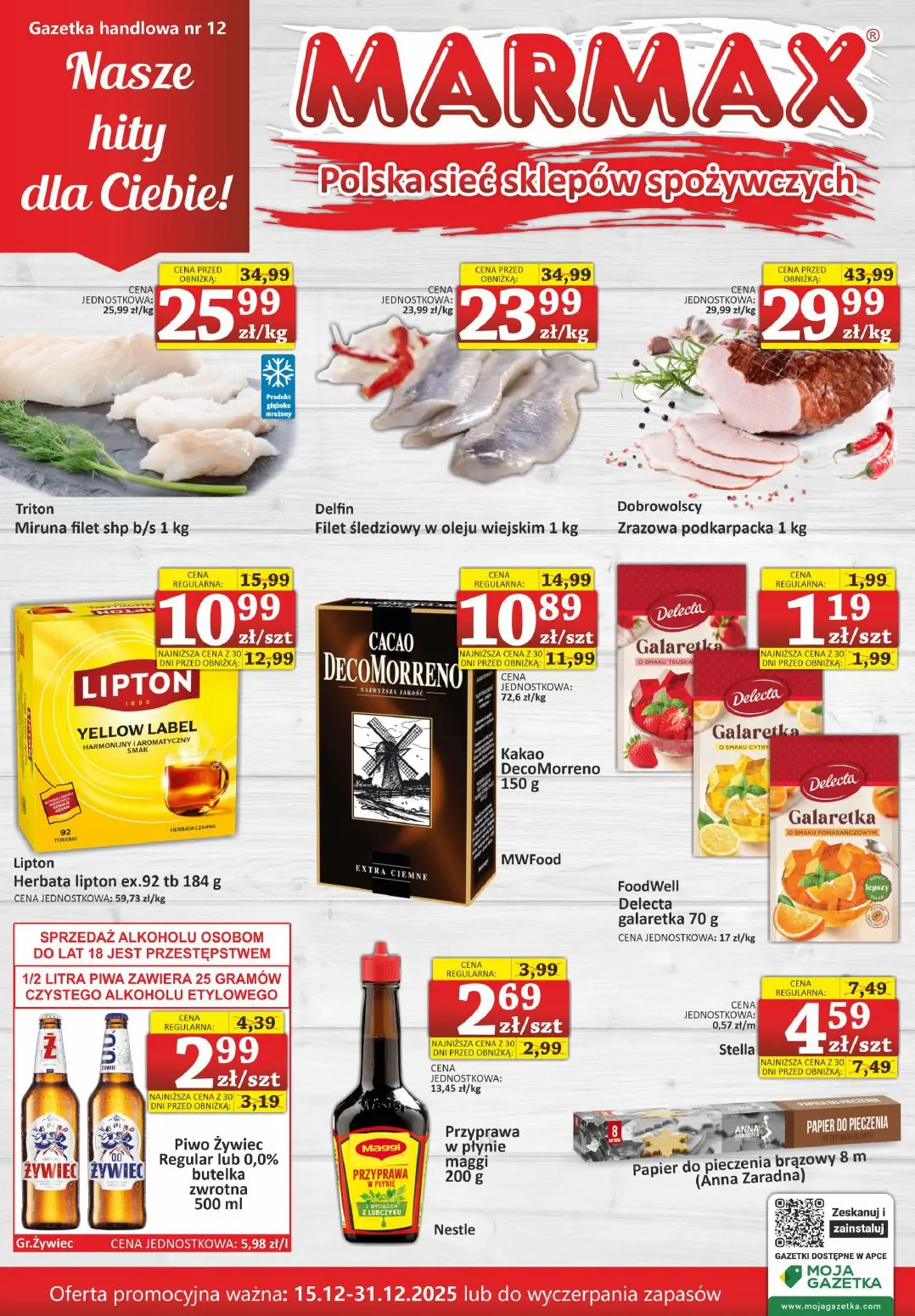 gazetka promocyjna MARMAX  - Strona 1