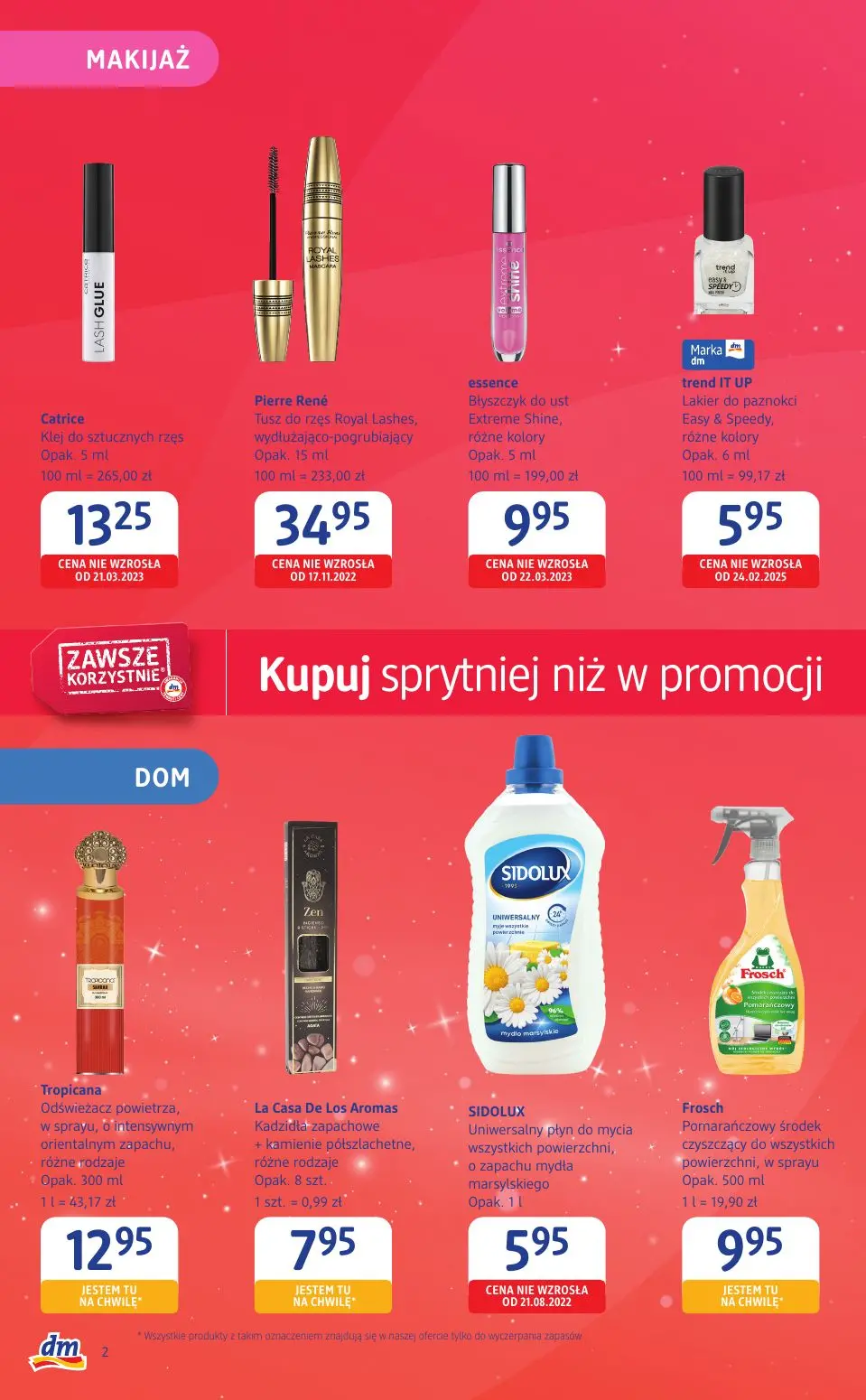 gazetka promocyjna Drogeria dm Kupuj sprytniej niż w promocji - Strona 2