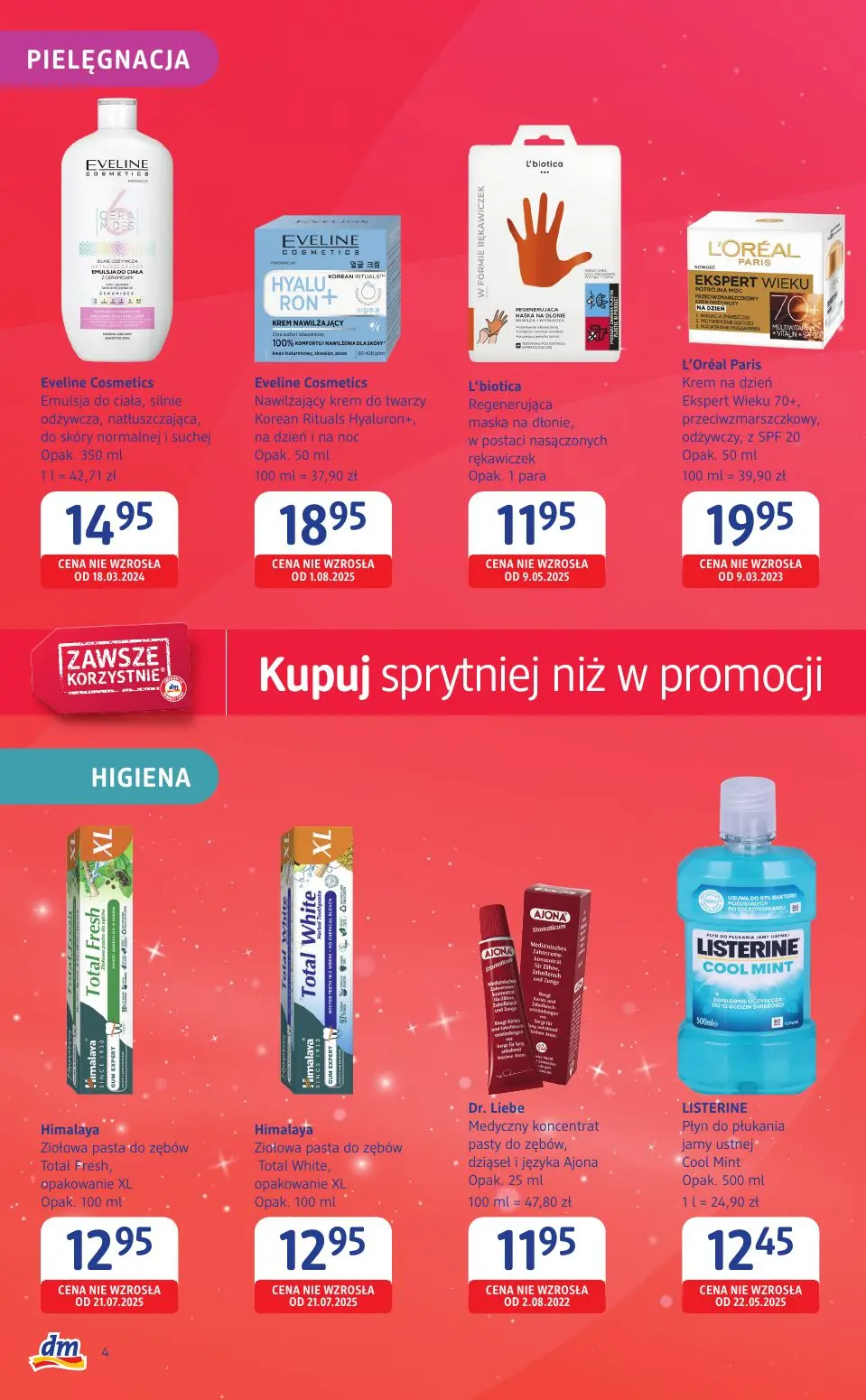 gazetka promocyjna Drogeria dm Kupuj sprytniej niż w promocji - Strona 4