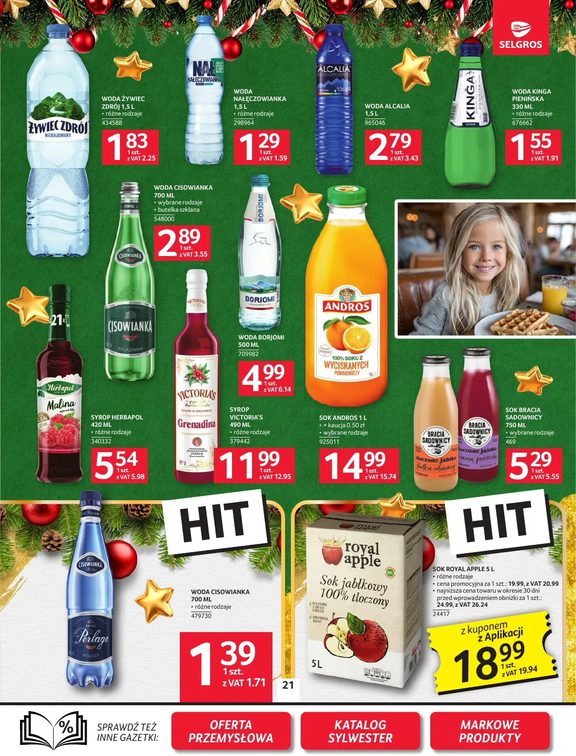 gazetka promocyjna SELGROS Oferta Spożywcza - Strona 21