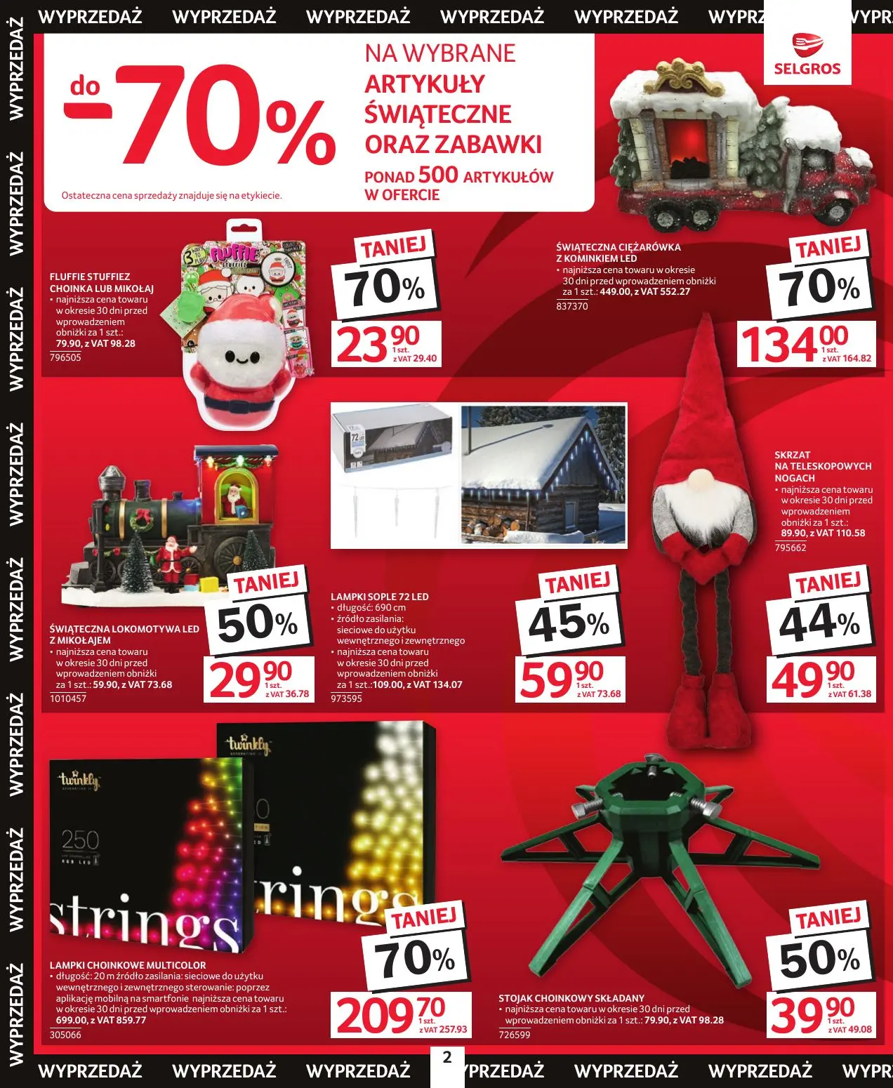 gazetka promocyjna SELGROS Katalog Świąteczna Wyprzedaż - Strona 2